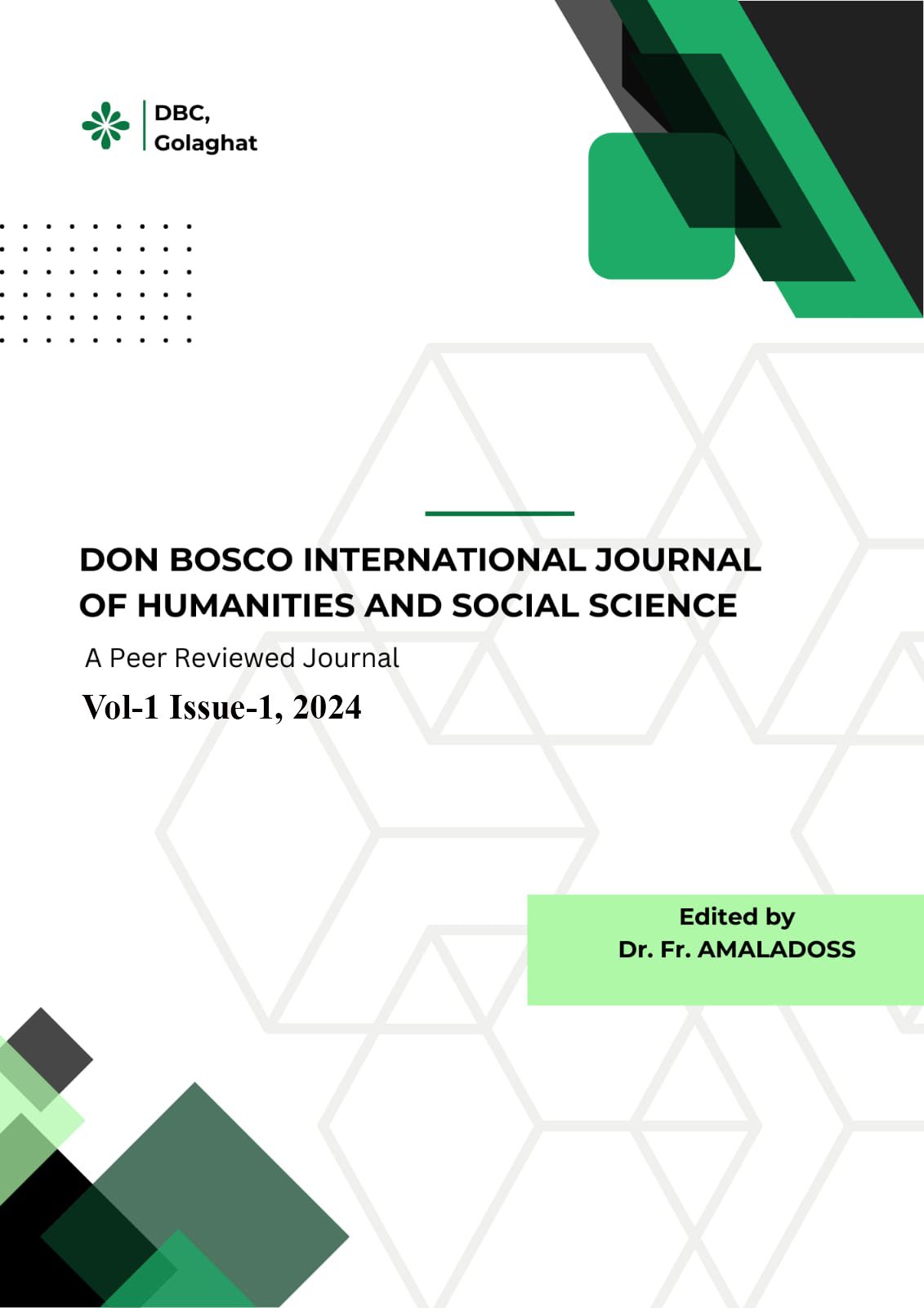 DON BOSCO INTERNATIONAL JOURNAL OF  HUMANITIES AND SOCIAL SCIENCES (DBIJHSS) 